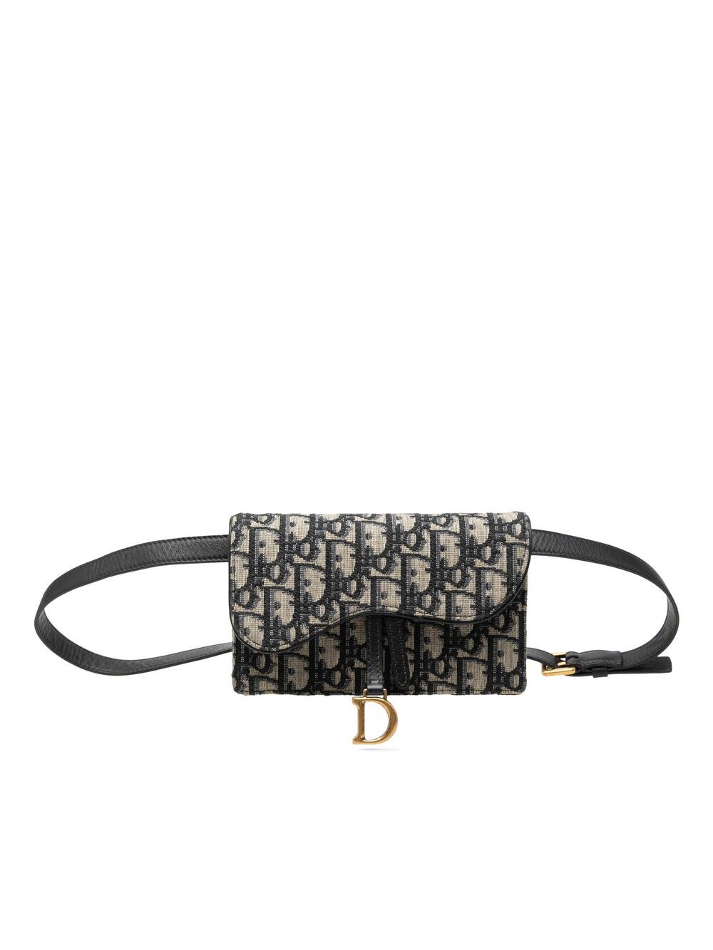 Dior Oblique Canvas Saddle Belt Bag #359980D11B